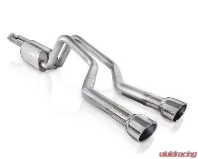 Stainless Works 2.5in Center Exit Chambered Exhaust with Y-Pipe Adapter Chevrolet Trailblazer SS 6.0L 06-09 - TBTDCBCO