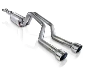 Stainless Works 2.5in Center Exit Chambered Exhaust with X-Pipe for SW Headers Chevrolet Trailblazer SS 6.0L 06-09