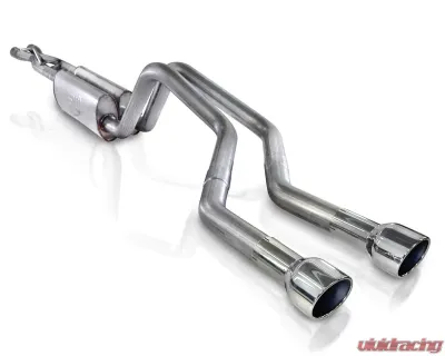 Stainless Works 2.5in Center Exit Chambered Exhaust with X-Pipe for SW Headers Chevrolet Trailblazer SS 6.0L 06-09 - TBTDCO
