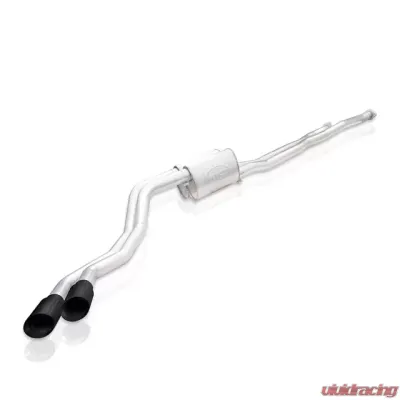 Stainless Works Legend Catback w/Black Tips Toyota Tundra 14-20 - TOYT14CBL-B