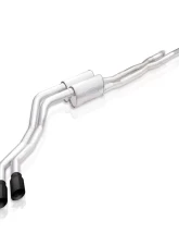 Stainless Works Legend Catback w/Black Tips Toyota Tundra 14-20                                     - TOYT14CBL-B - Image 3