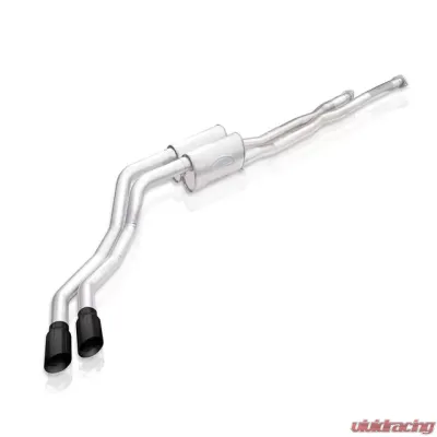 Stainless Works Legend Catback w/Black Tips Toyota Tundra 14-20 - TOYT14CBL-B