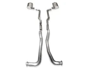 Stainless Works 2.5in Exhaust for 2in OEM Headers Chevrolet Corvette SB V8 1963