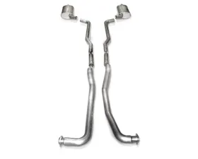Stainless Works 2.5in Exhaust for 2in OEM Headers Chevrolet Corvette SB 327 V8 64-67