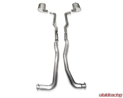 Stainless Works 2.5in Exhaust for 2in OEM Headers Chevrolet Corvette SB 327 V8 64-67 - V6403000S