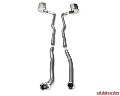 Stainless Works 2.5in Exhaust for 2.5in OEM Headers Chevrolet Corvette SB 327 V8 64-67 - V6413100S