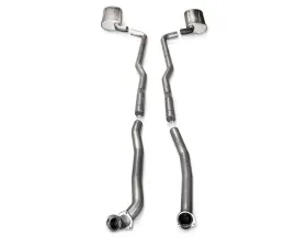Stainless Works 2.5in Exhaust for OEM Headers Chevrolet Corvette BB V8 Manual Trans 64-67
