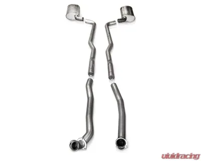 Stainless Works 2.5in Exhaust for OEM Headers Chevrolet Corvette BB V8 Manual Trans 64-67 - V6414100S