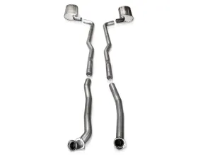 Stainless Works 2.5in Exhaust for OEM Headers Chevrolet Corvette BB V8 Auto Trans 64-67