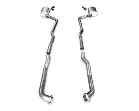 Stainless Works 2.5in Exhaust for 2in OEM Headers Chevrolet Corvette SB V8 68-72