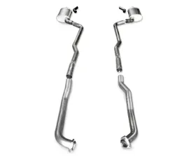 Stainless Works 2.5in Exhaust for 2in OEM Headers Chevrolet Corvette SB V8 73-82