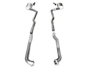 Stainless Works 2.5in Exhaust for OEM Headers Chevrolet Corvette BB V8 Auto Trans 73-82
