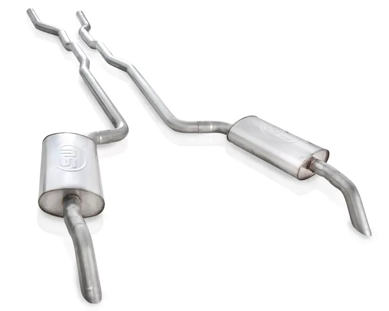 Stainless Works 2.5in Exhaust for SW Headers Chevrolet Corvette SB V8 73-82 - V7381SW