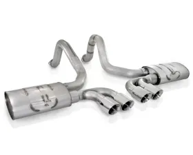 Stainless Works 2.5in Axle-Back Chambered Exhaust Slash Tips Chevrolet Corvette C5 97-04