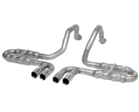 Stainless Works 2.5in Axle-Back Chambered Exhaust Straight Tips Chevrolet Corvette C5 97-04