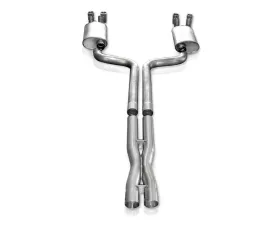 Stainless Works 3in Aggressive Exhaust with X-Pipe for SW Headers Chevrolet Corvette ZR1 LT5 90-95