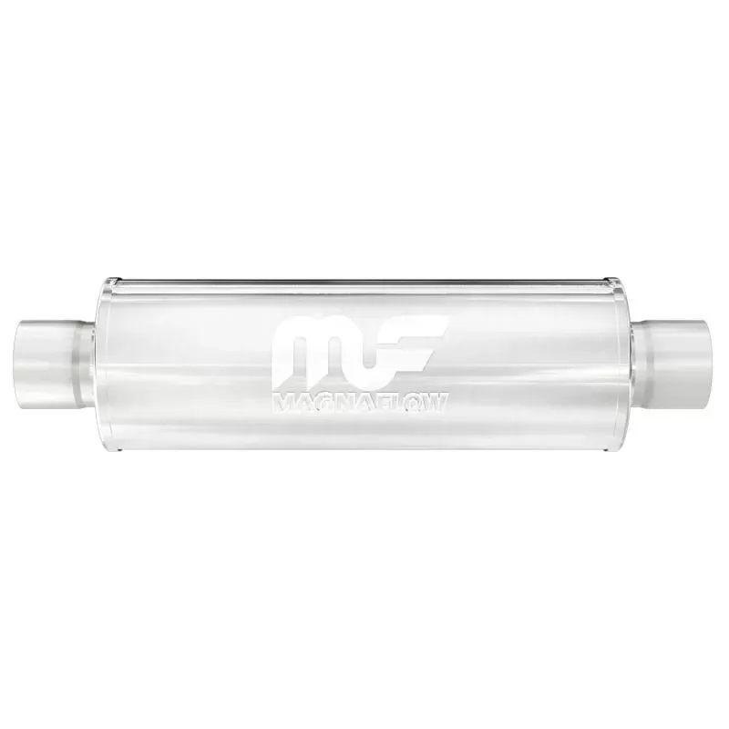 MagnaFlow 4in. Round Straight-Through Performance Exhaust Muffler 10444 - 10444
