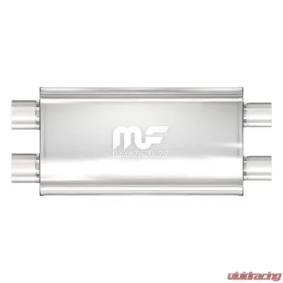MagnaFlow 5 x 11 Inch Oval Straight-Through Performance Exhaust Muffler 12569 - 12569