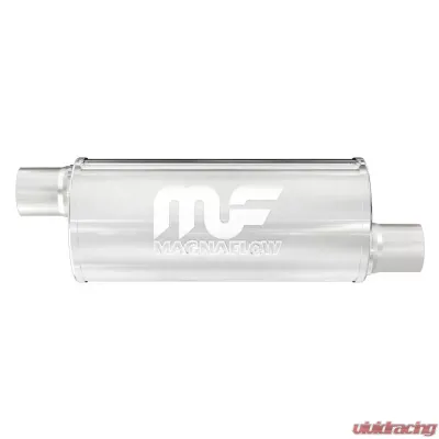 MagnaFlow 6in Round Straight-Through Performance Exhaust Muffler 12636 - 12636