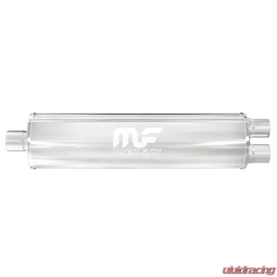 MagnaFlow 7in Round Straight-Through Performance Exhaust Muffler 12762 - 12762