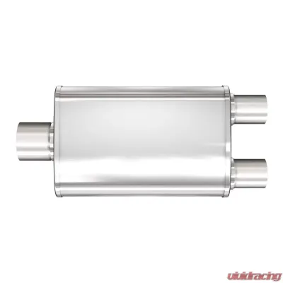 MagnaFlow Universal Performance Muffler 3" Inlet/2.5" Outlet, Stainless Steel - 13288