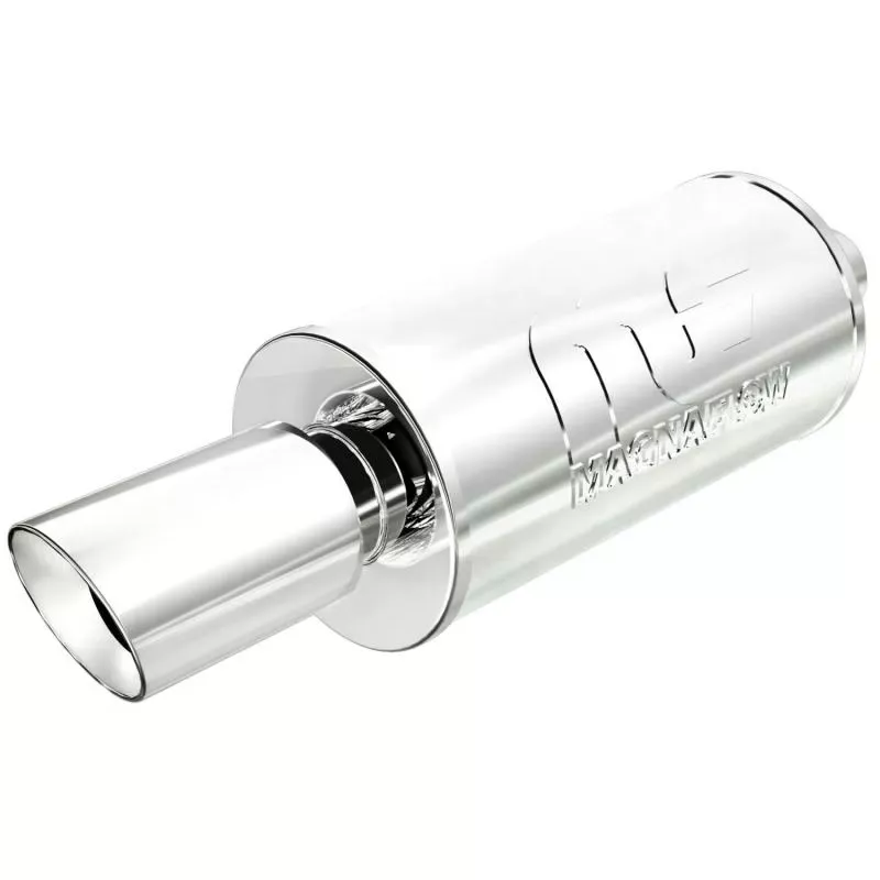 MagnaFlow Street 7in. Round Straight-Through Performance Exhaust Muffler 14826 - 14826