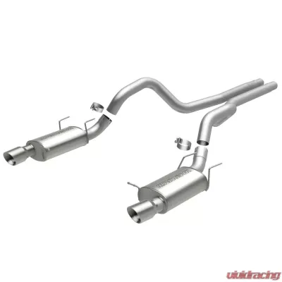 MagnaFlow 2013-2014 Ford Mustang Street Series Cat-Back Exhaust System, Stainless Steel - 15149