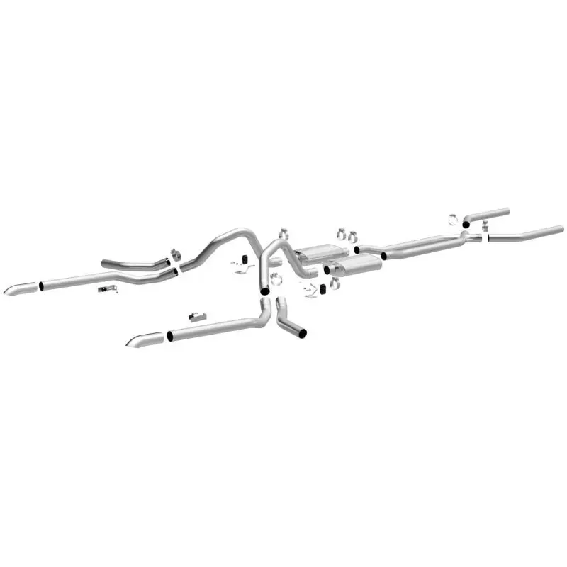 MagnaFlow 1965-1969 Chevrolet Impala Street Series Crossmember-Back Performance Exhaust System - 15165