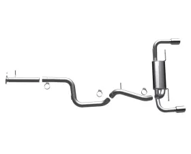 MagnaFlow 2010-2013 Mazda 3 Street Series Cat-Back Exhaust System, Stainless Steel