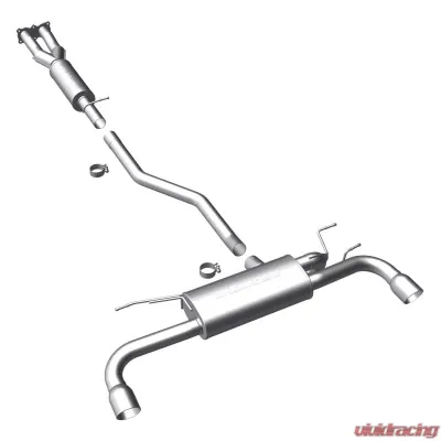 MagnaFlow 2008-2012 Land Rover LR2 Touring Series Cat-Back Exhaust System, Stainless Steel - 15576
