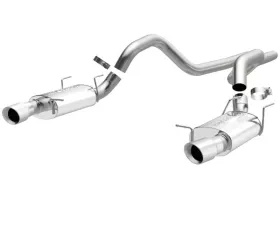 MagnaFlow 2011-2012 Ford Mustang Street Series Cat-Back Exhaust System, Stainless Steel