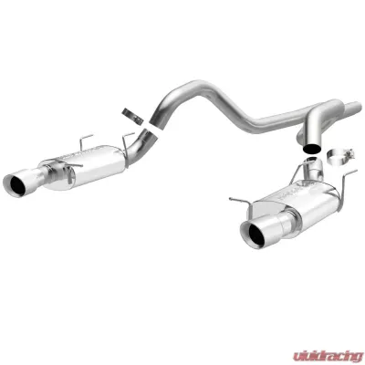 MagnaFlow 2011-2012 Ford Mustang Street Series Cat-Back Exhaust System, Stainless Steel - 15589