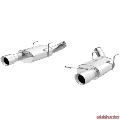MagnaFlow 2011-2012 Ford Mustang Street Series Axle-Back Exhaust System, Stainless Steel - 15593