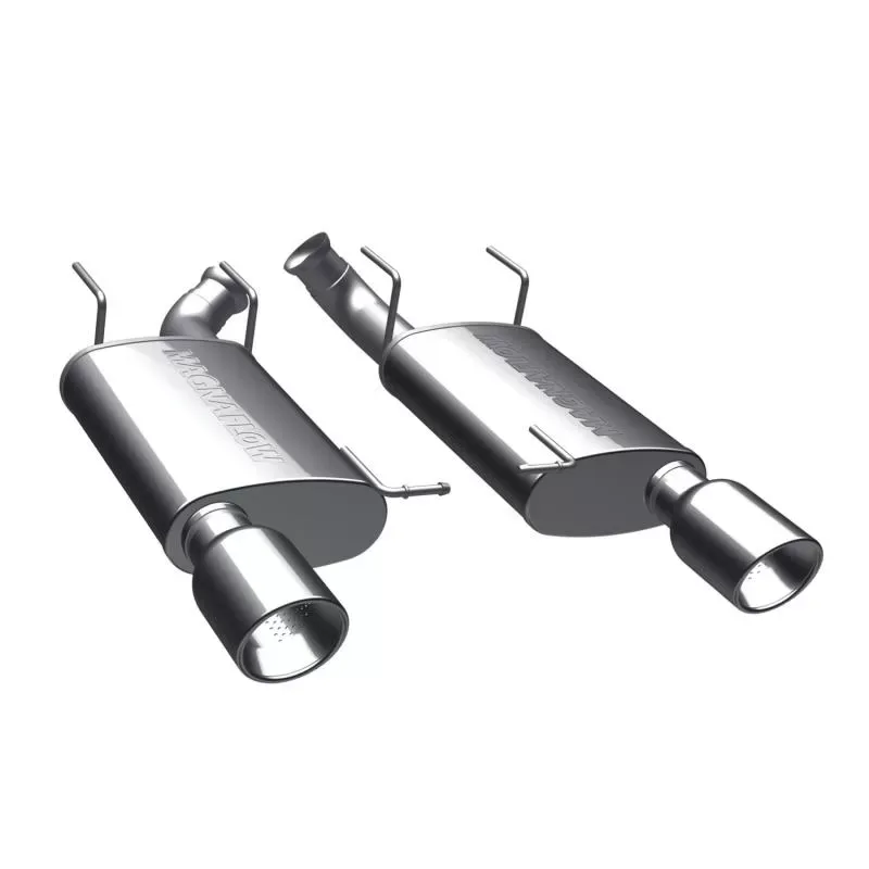 MagnaFlow 2011-2012 Ford Mustang Street Series Axle-Back Performance Exhaust System - 15595