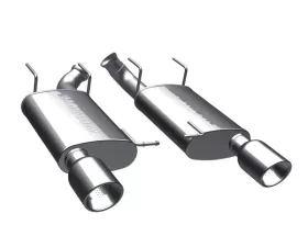 MagnaFlow 2011-2012 Ford Mustang Street Series Axle-Back Exhaust System, Stainless Steel