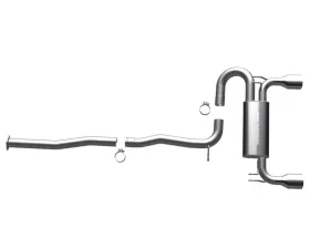 MagnaFlow 2009-2011 Mitsubishi Lancer Street Series Cat-Back Exhaust System, Stainless Steel