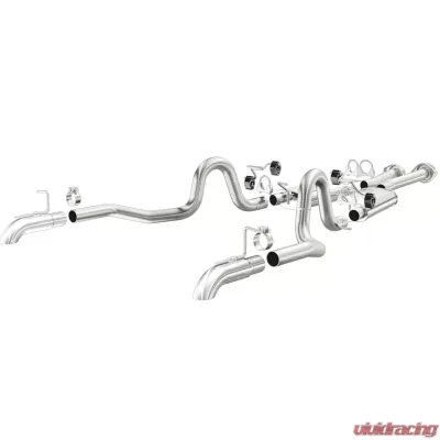 MagnaFlow 1987-1993 Ford Mustang Street Series Cat-Back Exhaust System, Stainless Steel - 15632