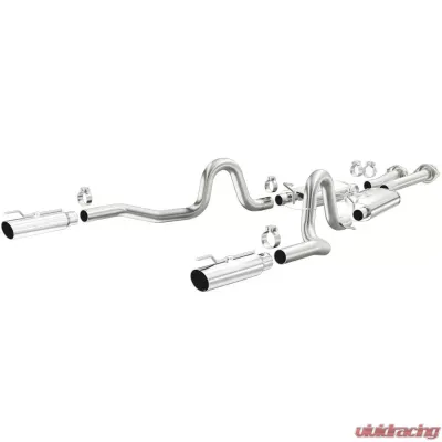 MagnaFlow 1999-2004 Ford Mustang Street Series Cat-Back Exhaust System, Stainless Steel - 15671