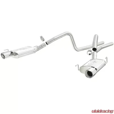 MagnaFlow 2005-2009 Ford Mustang Street Series Cat-Back Exhaust System, Stainless Steel - 15881