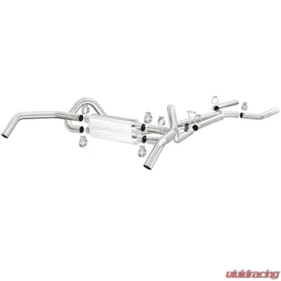 MagnaFlow Exhaust Products Street Series Stainless Steel Crossmember-Back System 15895 - 15895