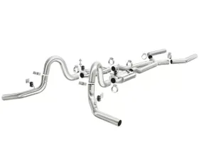 MagnaFlow Exhaust Products Street Series Stainless Steel Crossmember-Back System 15897