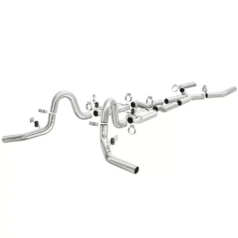 MagnaFlow Exhaust Products Street Series Stainless Crossmember-Back System - 15898