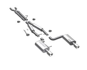 MagnaFlow 2004-2006 Audi S4 Sport Series Cat-Back Exhaust System, Stainless Steel