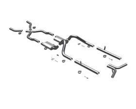 MagnaFlow 1955-1957 Chevrolet Bel Air Street Series Exhaust System, Crossmember-Back