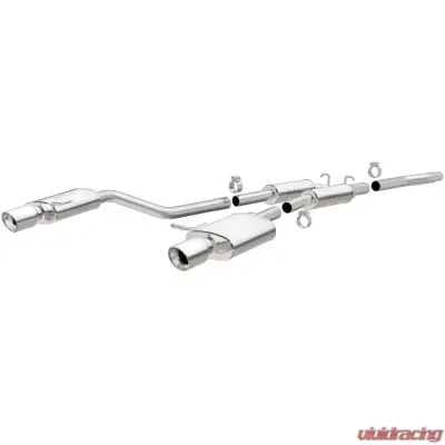 MagnaFlow 2002-2008 Audi A4 Quattro Touring Series Cat-Back Exhaust System, Stainless Steel - 16601