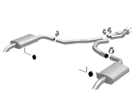 MagnaFlow 1975-1979 Chevrolet Corvette Street Series Cat-Back Exhaust System, Stainless Steel
