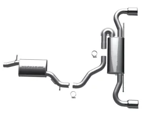 MagnaFlow 2008-2009 Audi TT Quattro Touring Series Cat-Back Exhaust System, Stainless Steel