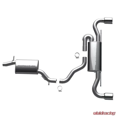 MagnaFlow 2008-2009 Audi TT Quattro Touring Series Cat-Back Exhaust System, Stainless Steel - 16719