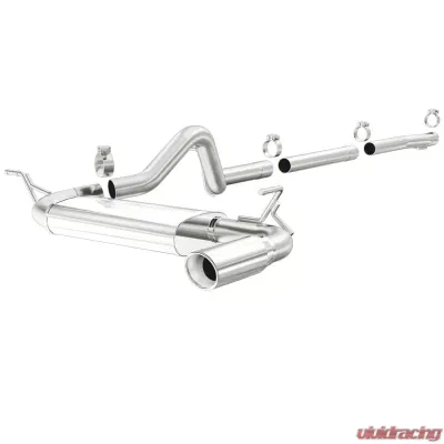 MagnaFlow 2007-2011 Jeep Wrangler Street Series Cat-Back Exhaust System, Stainless Steel - 16751