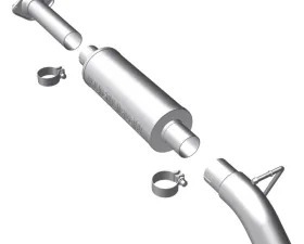 MagnaFlow 2004-2006 Jeep Wrangler Off-Road Pro Series Cat-Back Exhaust System
